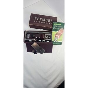 Vintage Kenmore Sew Buttonholer Attachment 4 Template Book Box 60706 Greist